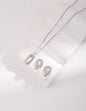 Mobius sterling silver necklace D0399