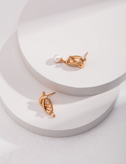 Pearl earrings E0980
