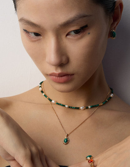 Original Stone Necklace D0402