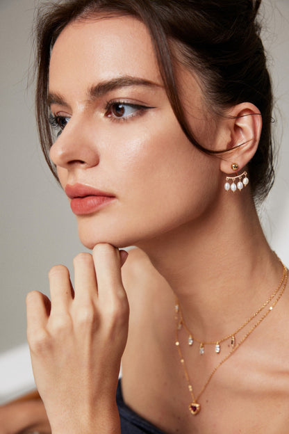 Pearl earrings E01052