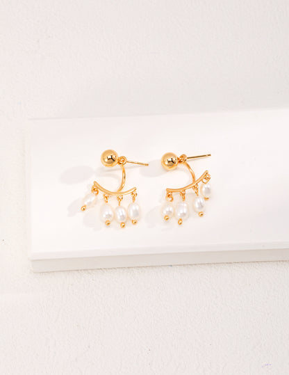 Pearl earrings E01052