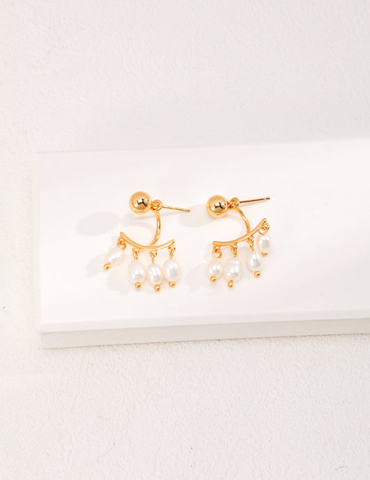 Pearl earrings E01052