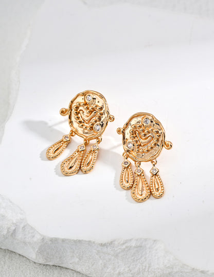 Zircon earrings E01221-2