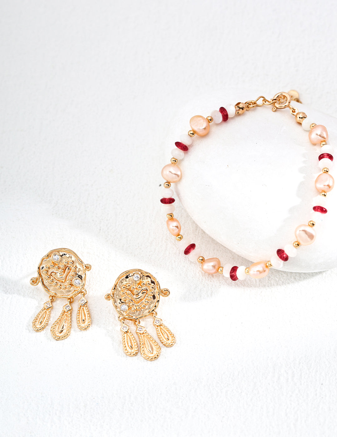 Zircon earrings E01221-2