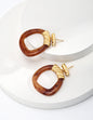 Resin Stud Earrings E01149-2