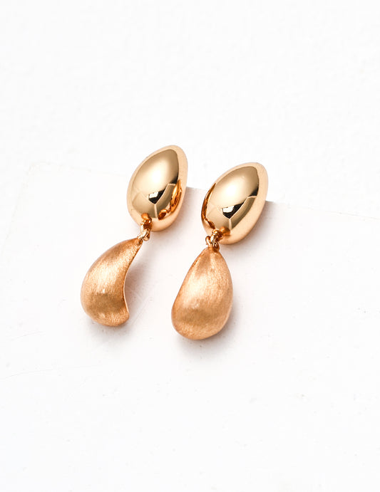 Frosted earrings E01297-2