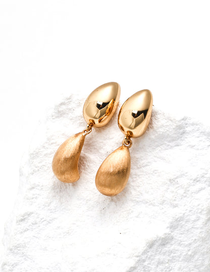 Frosted earrings E01297-2