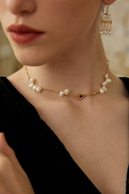 Black Onyx Necklace D0594-2