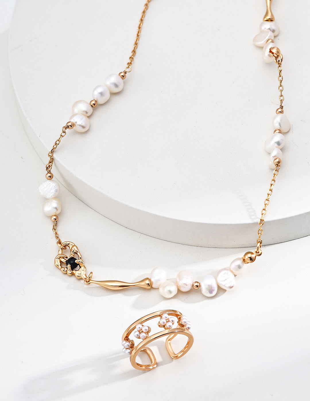 Black Onyx Necklace D0594-2