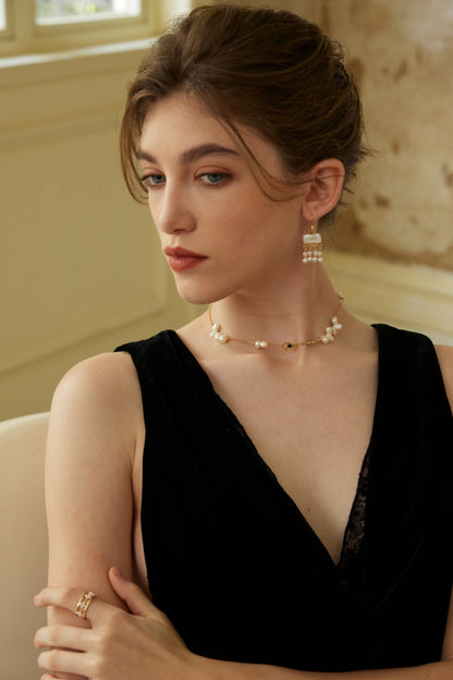 Black Onyx Necklace D0594-2
