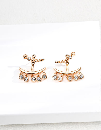 Zircon earrings E01349