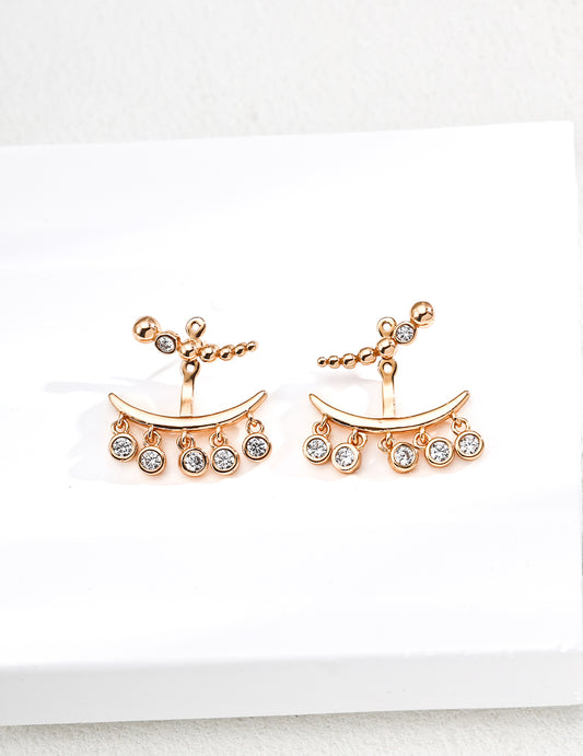 Zircon earrings E01349