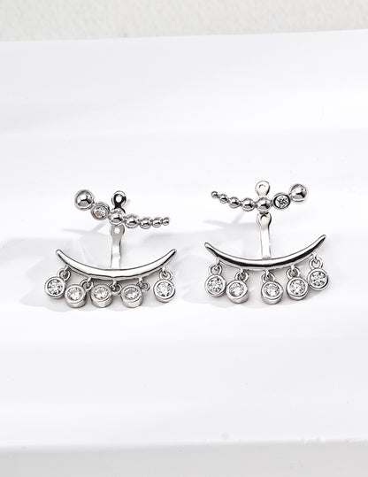 Zircon earrings E01349
