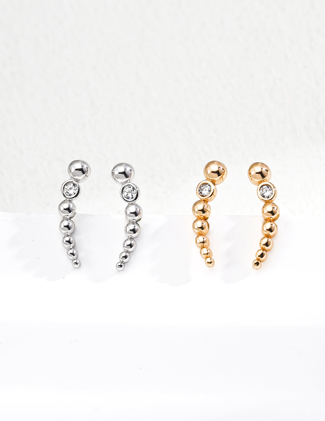Zircon earrings E01349