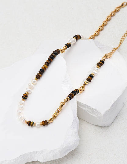 Tiger's Eye Necklace D0454-2