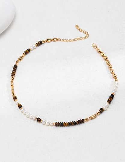 Tiger's Eye Necklace D0454-2
