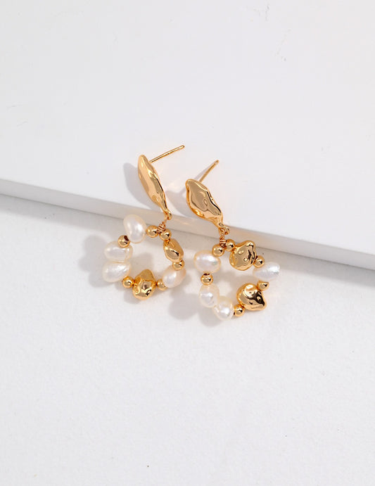 Pearl earrings YE0002