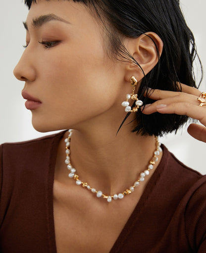 Pearl earrings YE0002