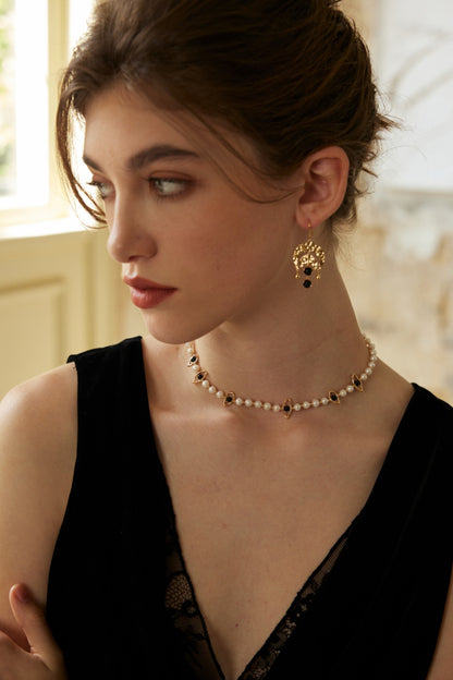 Agate Necklace D0588-2