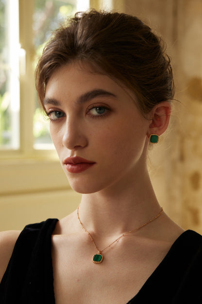 Malachite Necklace D0570-2