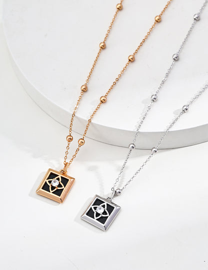 Star Agate Necklace D0586