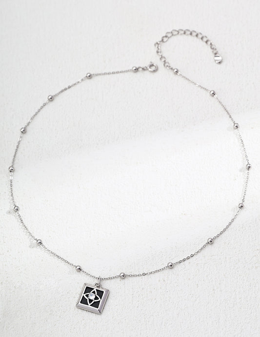 Star Agate Necklace D0586