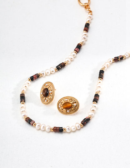 Tiger's Eye Necklace d0510