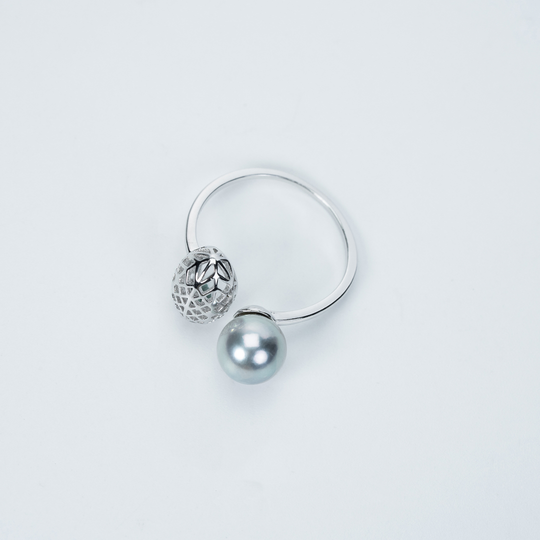 Seawater pearl ring HJ0196
