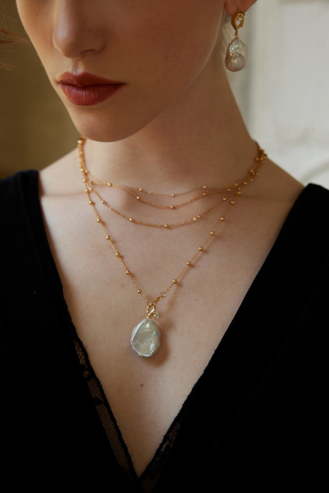 Baroque Necklace D0574-2