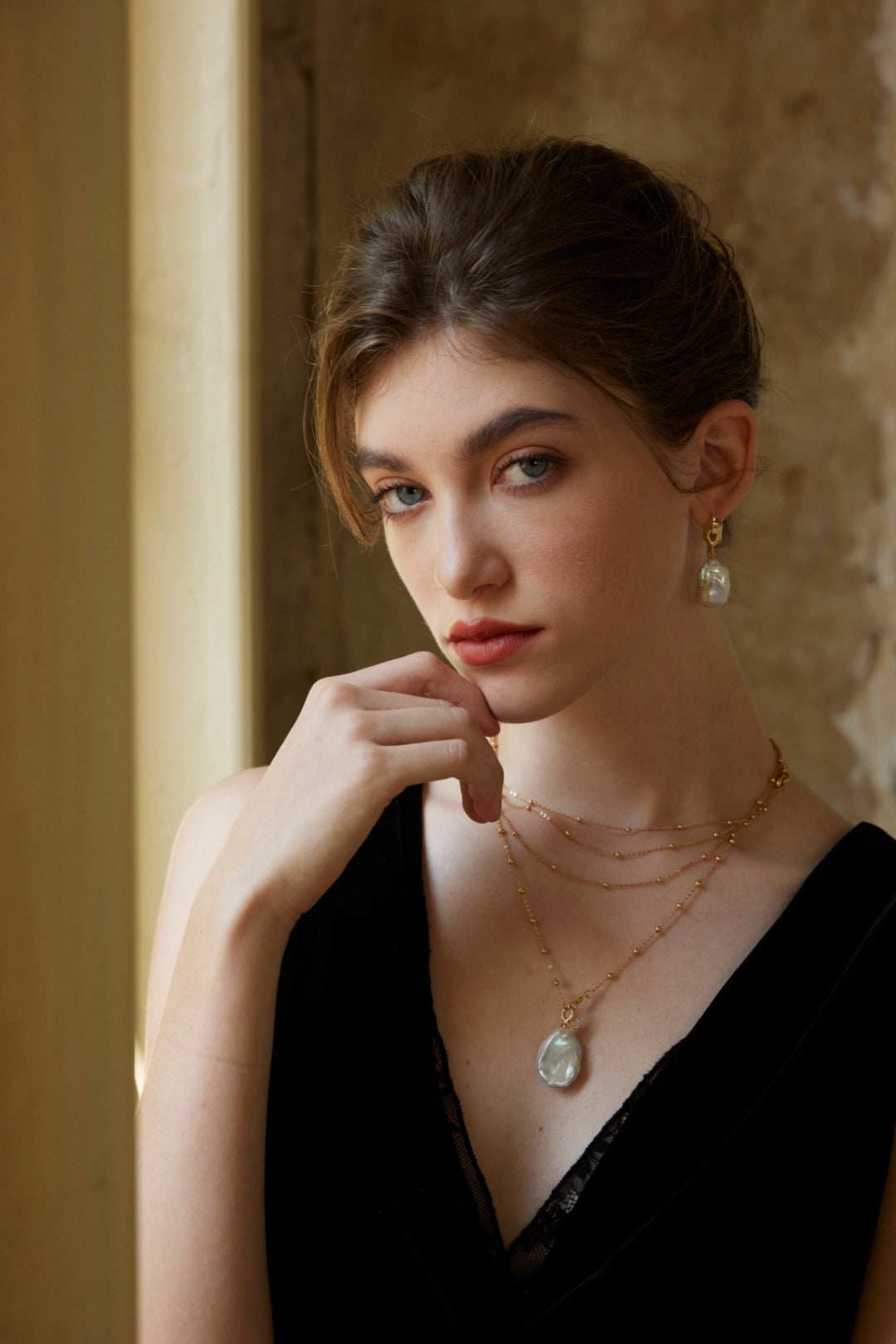 Baroque Necklace D0574-2