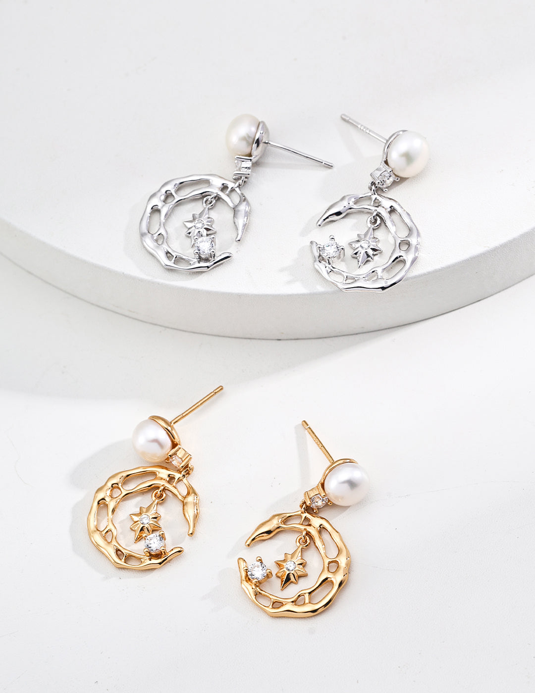 Zircon earrings E01250-2
