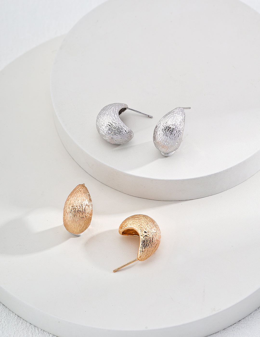 Frosted earrings E01192