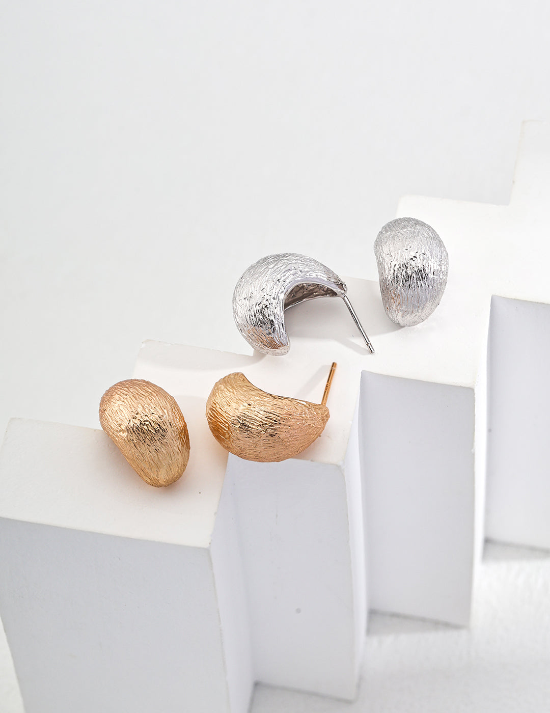 Frosted earrings E01192