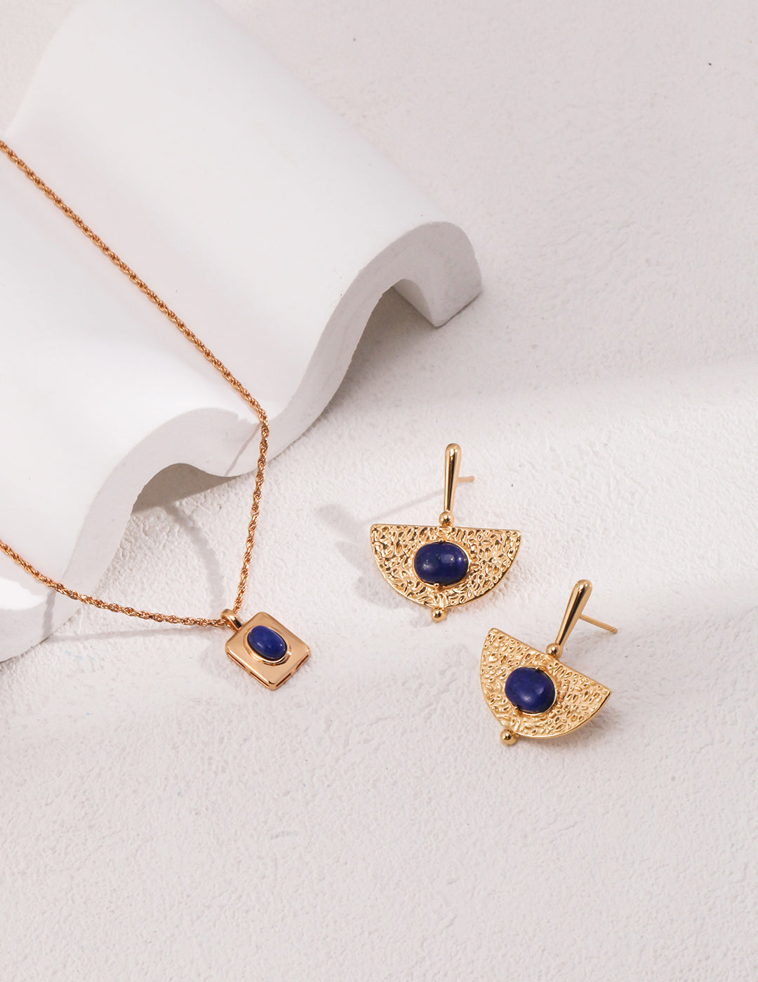 Lapis Lapis Lapis Necklace D0460-2
