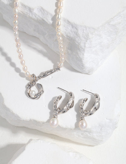 Pearl earrings YE0079