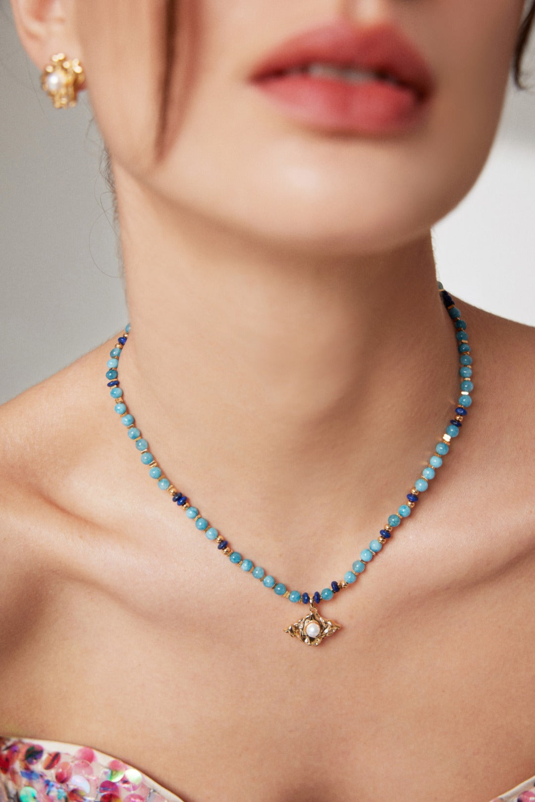 Tianhe Stone Necklace D0372