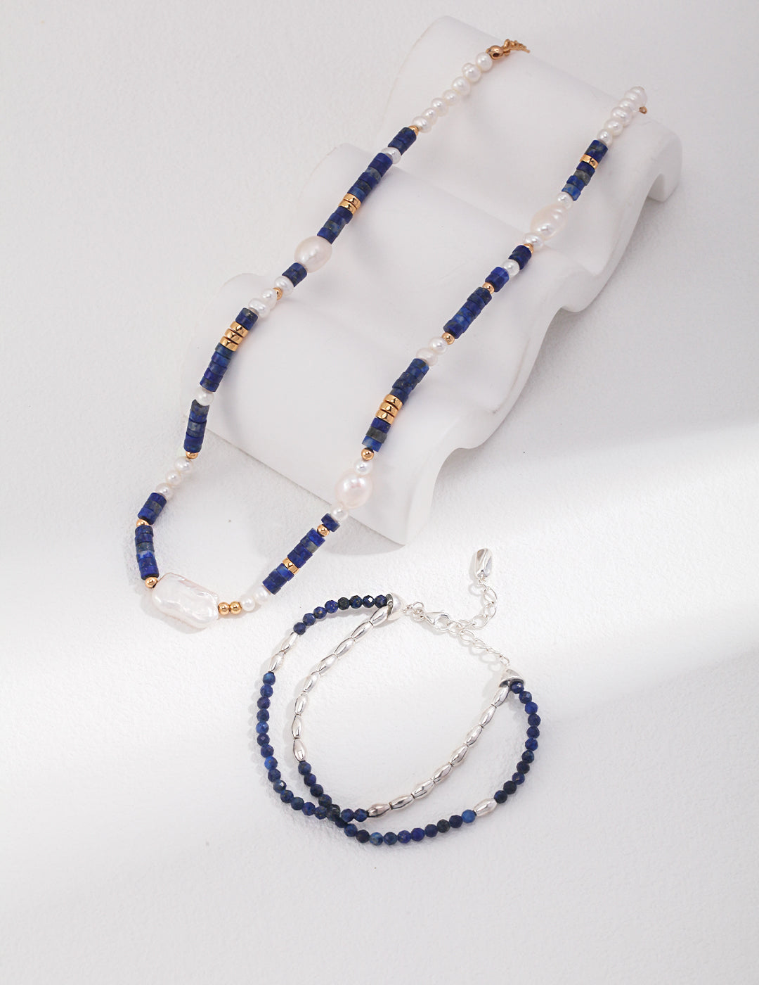 Lapis LAV Necklace D0425
