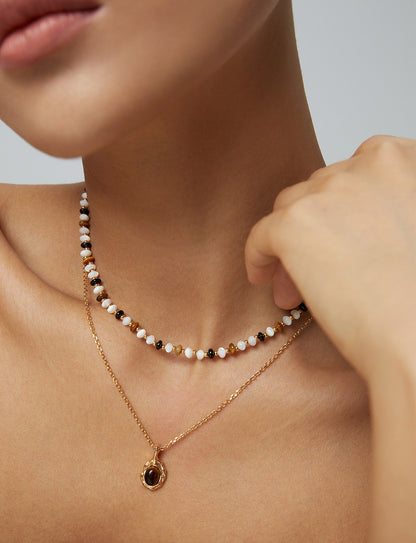 Tiger's eye necklace D0367