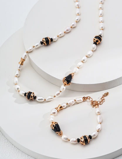 Black Onyx Necklace D0540