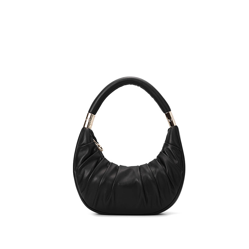 All-match, fashionable and classic ladies' crescent bag, suitable for single-shoulder or crossbody carrying.