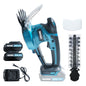 Holyever Dual Purpose Cordless Hedge Trimmer with Two Batteries for Home and Garden Trimming Plants, Saplings, Flowers, grass shear gift for Father