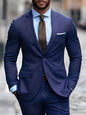 Men's Suite 2-Piece Blue- FR-MST2307151I